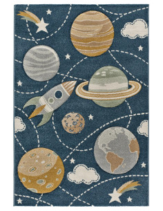 Balloon 40365 Blue Children's Rug 2