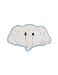 Candy Elephant Washable Children's Rug 22036 White 2