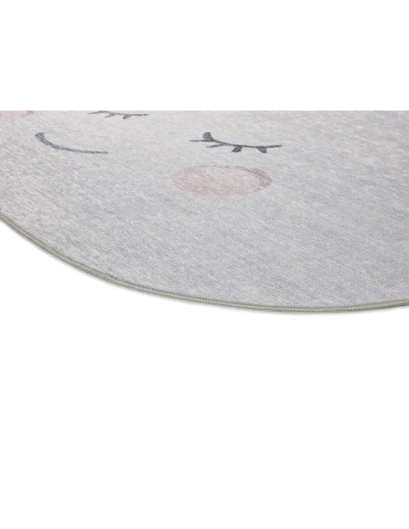 Alfombra infantil lavable nube gris Candy 24064