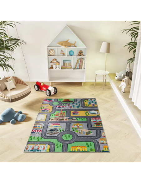 Candy 22005 Multicolored Children's Road Rug