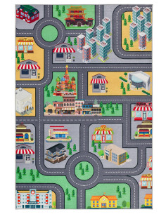 Alfombra infantil carretera Candy 22005 multicolor 2