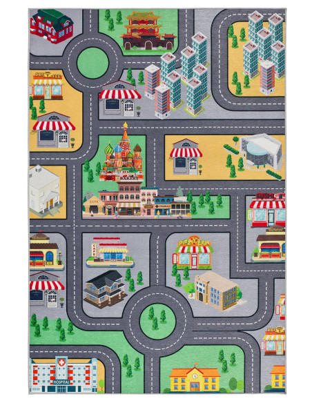 Candy 22005 Multicolored Children's Road Rug