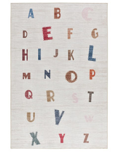 Candy 24082 Multicolor Washable Alphabet Children's Rug 2