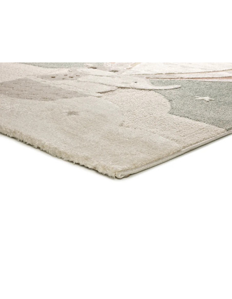 Alfombra infantil globo animales Clown 2366 Verde