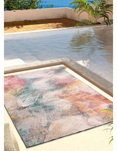 Samara 54575 Multicolor Abstract Outdoor Rug