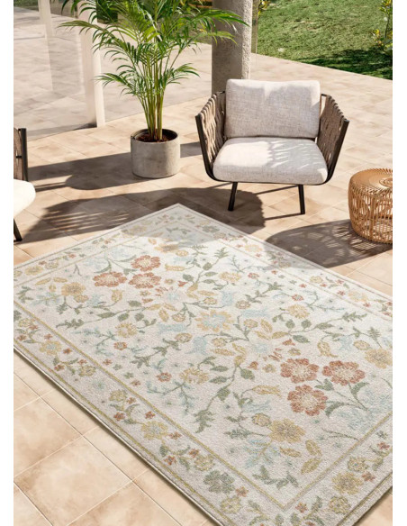 Samara 54587 Floral Outdoor Rug – Multicolored