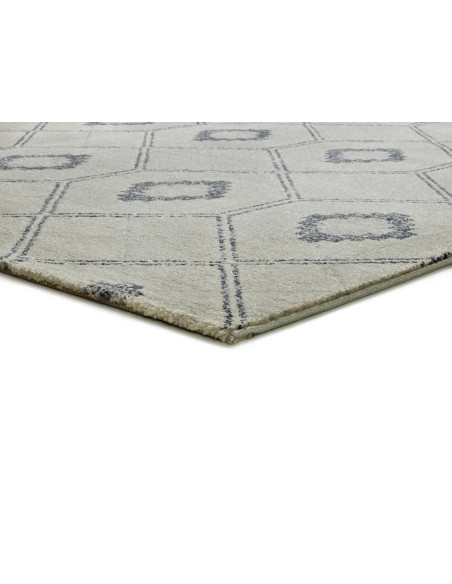 Alfombra geométrica Siroco 16806 Azul