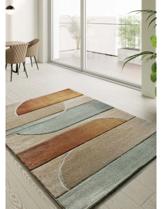 Alfombra geométrica Sora 40323 Multicolor