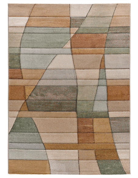 Alfombra abstracta Sora 40325 Multicolor