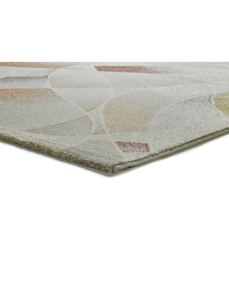 Alfombra abstracta con colores empolvados Tamaris 16802 Multicolor