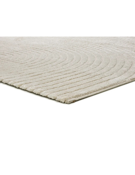 Verona 2252 Cream Textured Geometric Design Rug