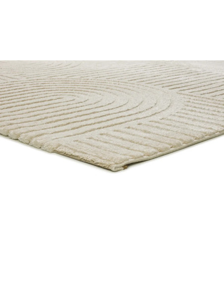 Verona 2293 Cream Textured Geometric Design Rug
