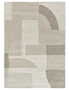 Verona 2294 Cream Geometric Textured Rug 2