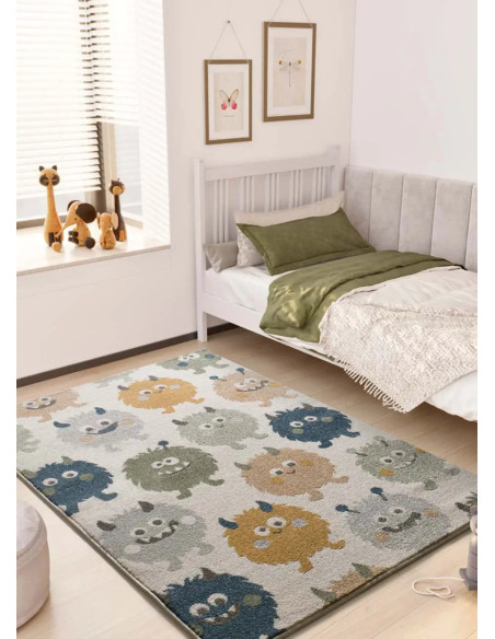 Beats 40501 Multicolor Children's Monster Rug