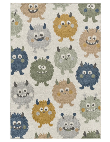 Beats 40501 Multicolor Children's Monster Rug