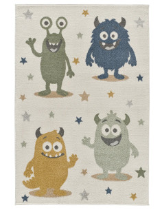 Alfombra infantil monstruos Beats 40500 Multicolor 2
