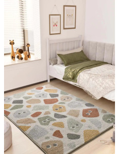 Children's rug animated stones Beats 40495 Multicolor