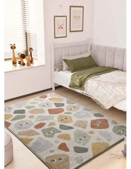 Children's rug animated stones Beats 40495 Multicolor
