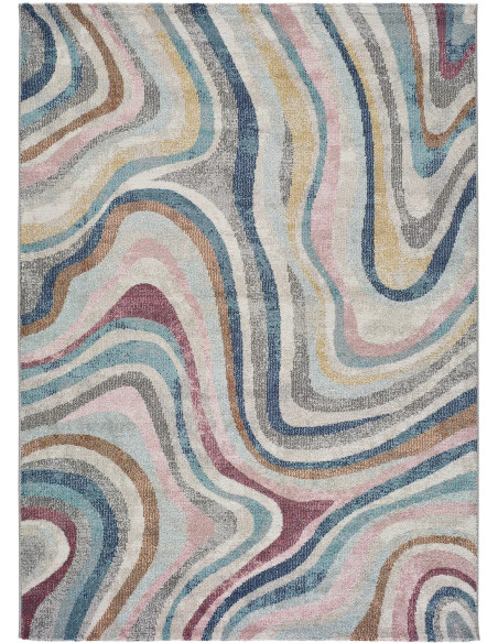 Alfombra abstracta Parma 20055 multicolor