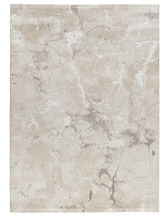 Alfombra efecto mármol con relieve Oris 4208 Beige 2