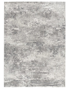Oris 4222 Grey Abstract Textured Rug 2