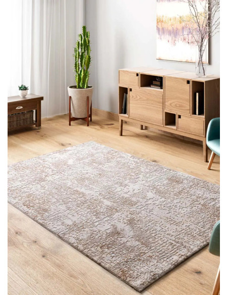 Alfombra abstracta con relieve Oris 5351 Caldera