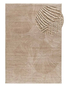 Alfombra geométrica con flecos Ona 52100 Beige 2