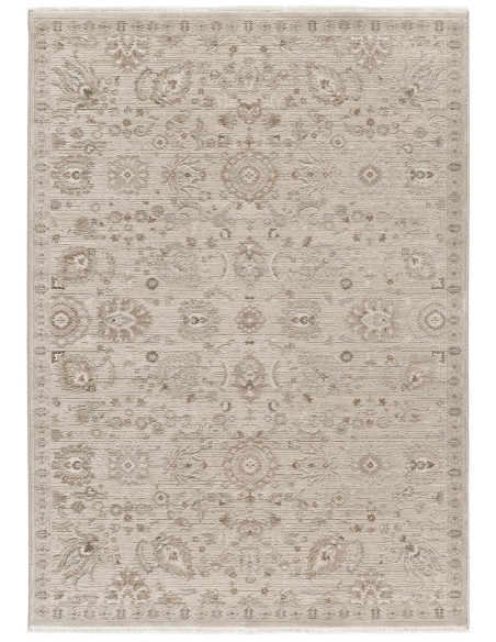 Alfombra vintage con flecos Ona 52081 Beige