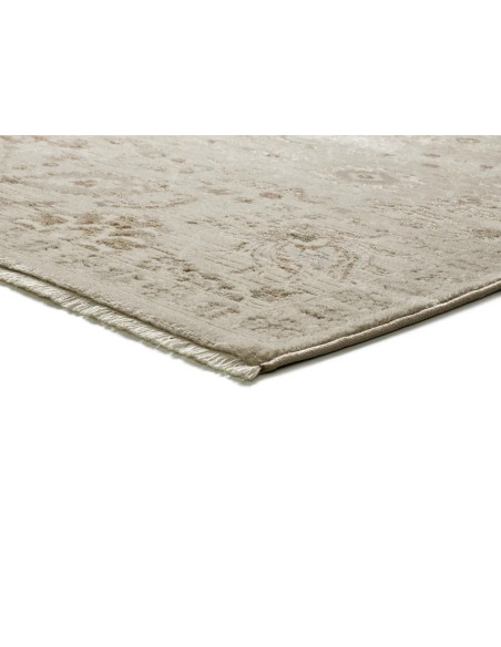 Ona 52081 Beige Vintage Rug with Fringe