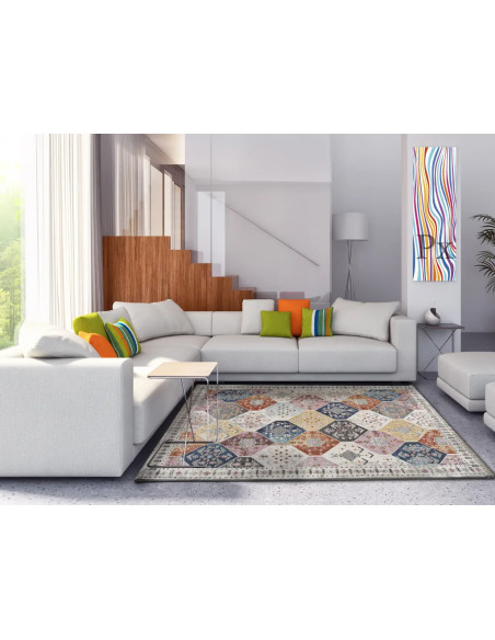 Mirva 20049 Multicolor Vintage Ethnic Rug