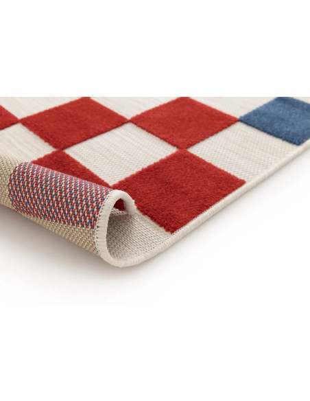 Alfombra con relieve de exterior Mila 23516 Multicolor