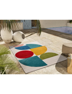 Mila 23522 Multicolored Textured Outdoor Rug