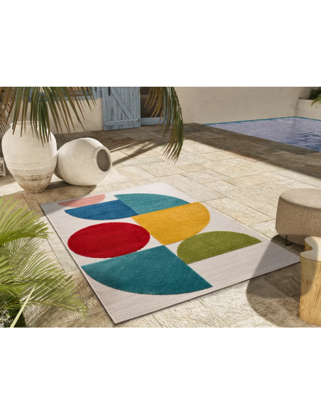 Mila 23522 Multicolored Textured Outdoor Rug