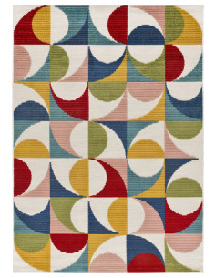 Alfombra con relieve de exterior Mila 23524 Multicolor 2