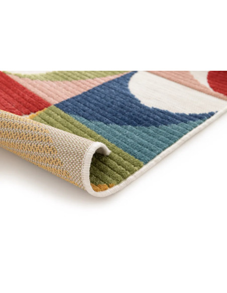 Alfombra con relieve de exterior Mila 23524 Multicolor