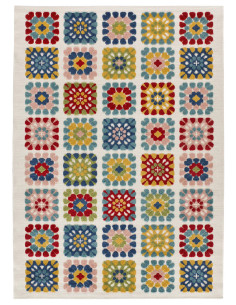 Mila 23528 Multicolored Textured Outdoor Rug 2