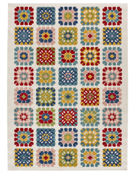Mila 23528 Multicolored Textured Outdoor Rug
