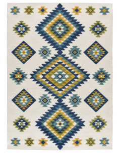 Mila 23532 Multicolor Textured Ethnic Outdoor Rug 2