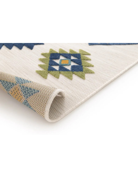 Mila 23532 Multicolor Textured Ethnic Outdoor Rug