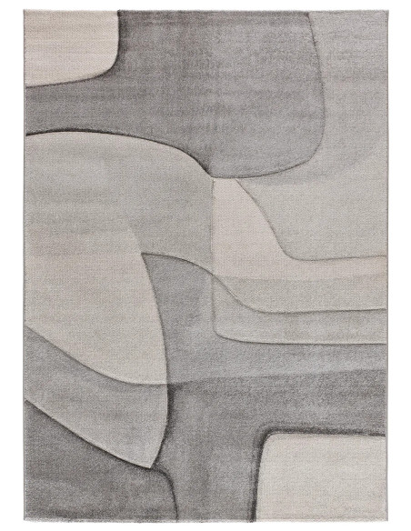 Alfombra abstracta en tonos grises Medel 40378