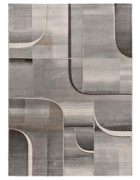 Alfombra abstracta en tonos grises Medel 40379