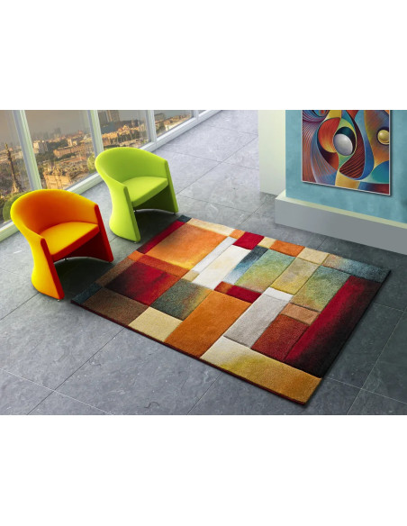 Alfombra Matrix 21322 Multicolor