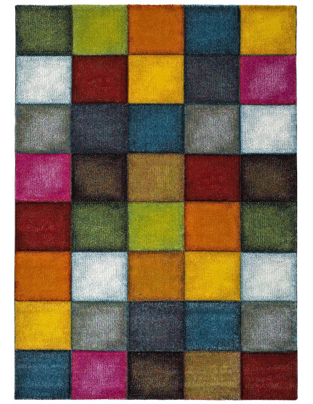 Alfombra geométrica Matrix 22605 Multicolor