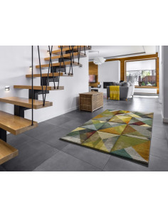 Alfombra geométrica Matrix 24064 Multicolor