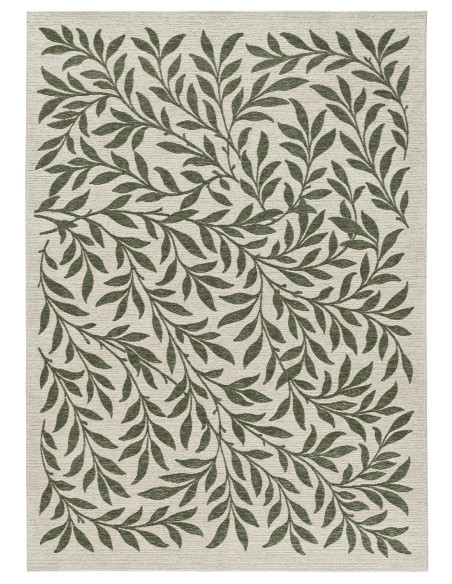 Alfombra de exterior con motivos florales Lua 3103 Verde