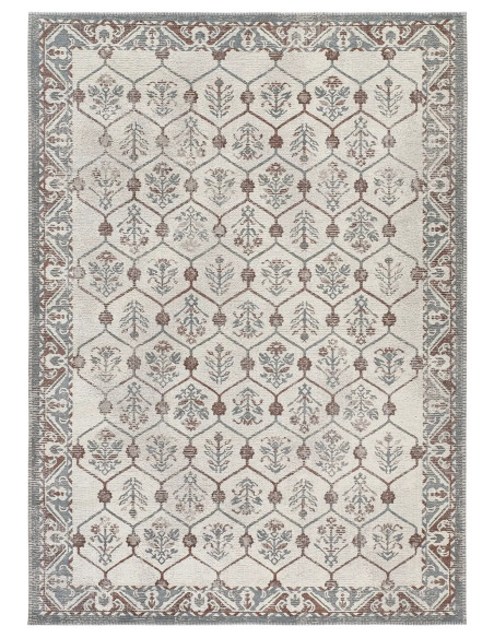 Lua 3108 Blue Vintage-Style Outdoor Rug