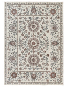 Lua 3104 Blue Classic Outdoor Rug with Floral Patterns 2