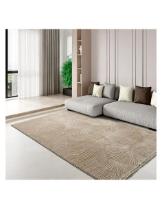 Alfombra geométrica con flecos Ona 52100 Beige