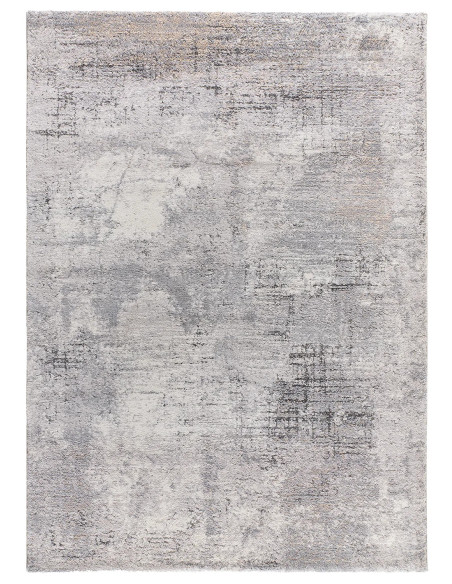 Alfombra shaggy abstracta Kivet 9060 Gris