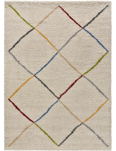 Kasbah 8600 White Scandinavian-style shaggy rug 2